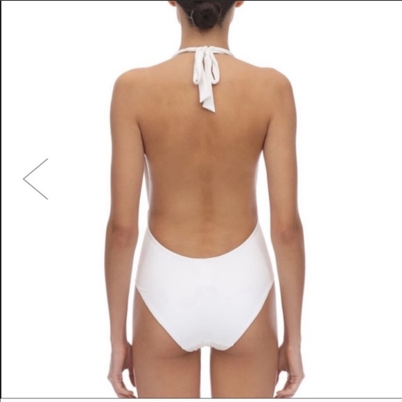 🦃 SOLD WeWoreWhat Brooklyn One piece in White NWT - Picture 3 of 11